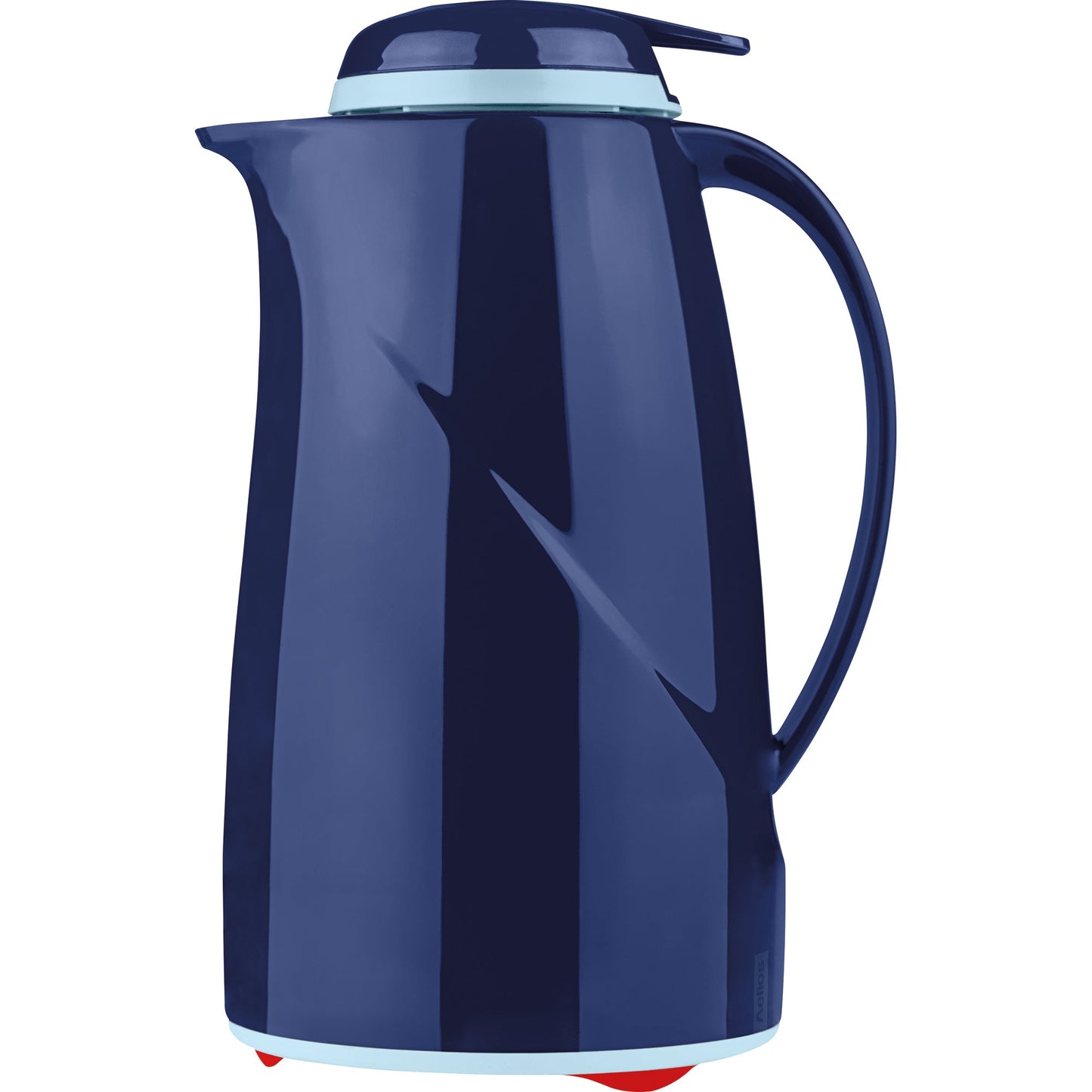 Helios Isolierkanne Wave Push 1l Kunststoff dunkelblau