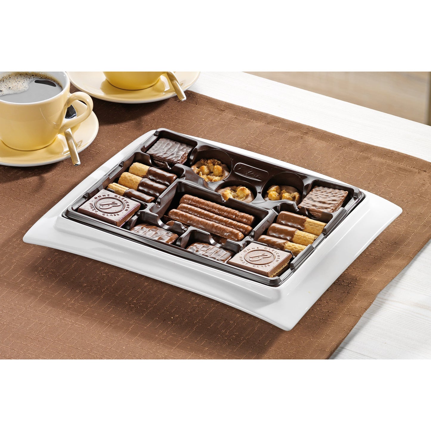 Esmeyer® Gebäckschale BETTY 23,5 x 29,5 cm (B x L) Porzellan weiß