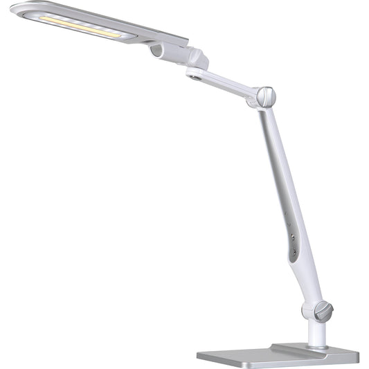 Hansa Tischleuchte Multiflex je Lichtquelle: 9 kWh/1.000h Netzbetrieb weiß/silber
