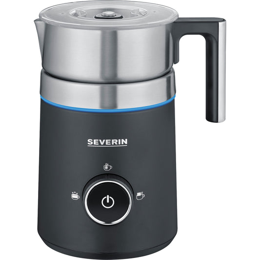 SEVERIN Milchaufschäumer Induktion Spuma 500 0,5l 500W Edelstahl schwarz/edelstahl