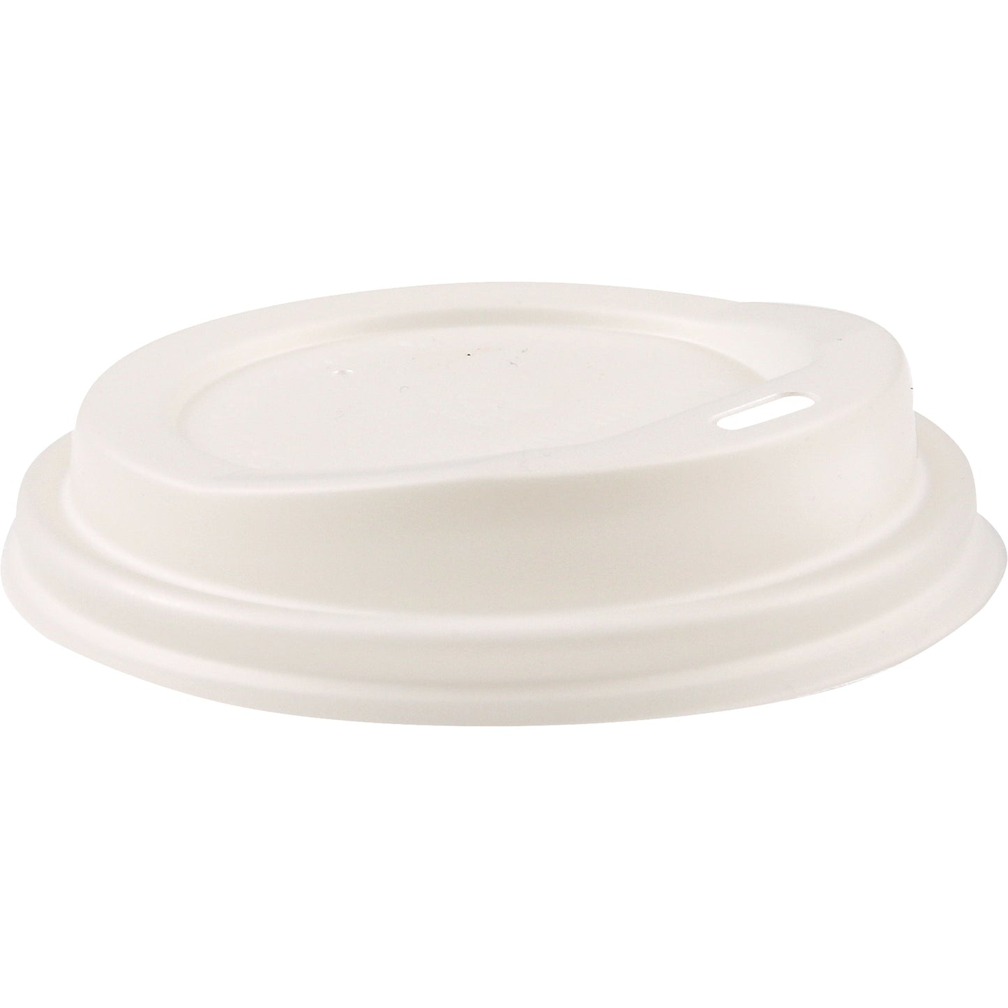 NATURE Star Trinkbecherdeckel Einweg 9 x 2,4 cm (Ø x H) C-PLA Kunststoff weiß 50 St./Pack.