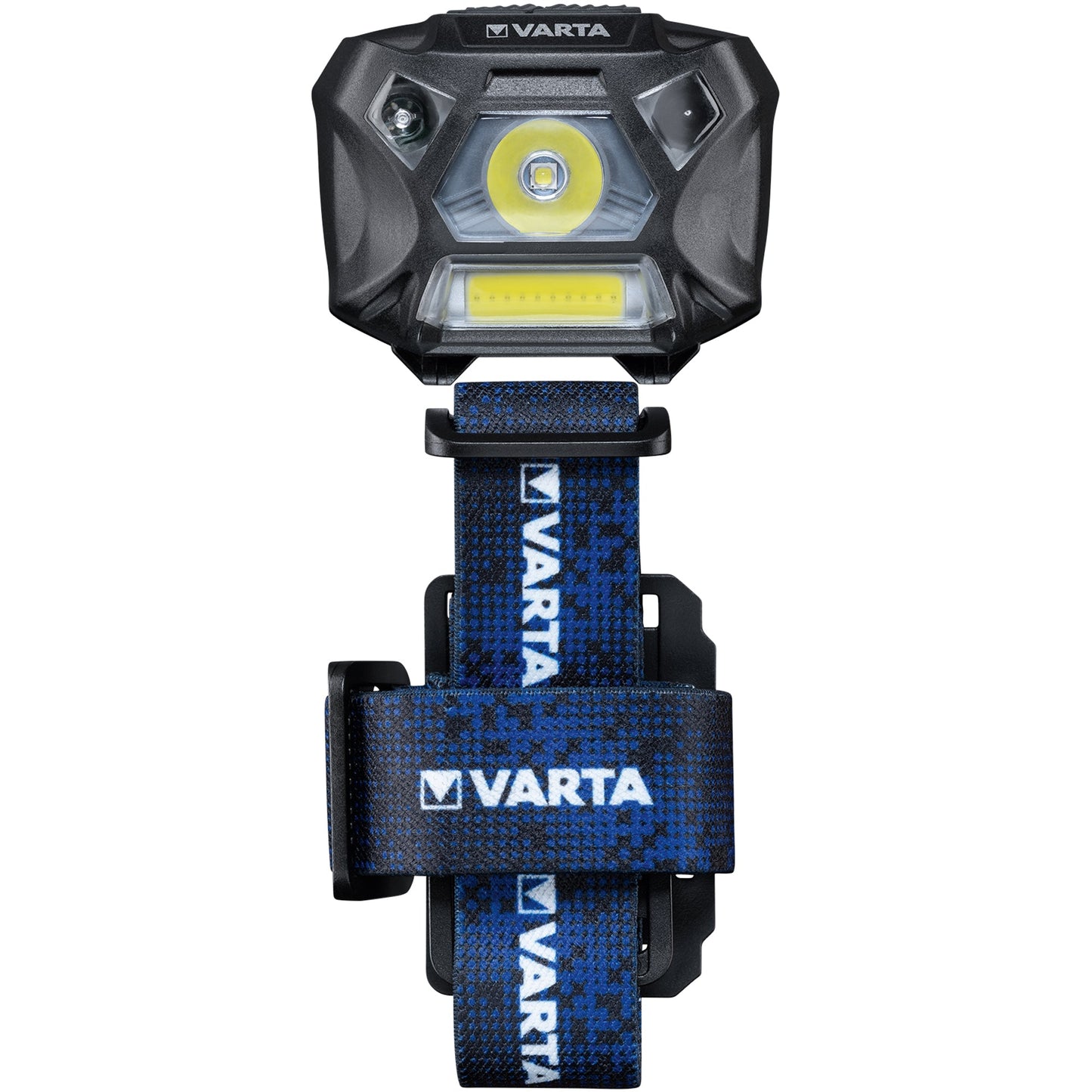 Varta Stirnlampe Work Flex® Motion Sensor H20 High: 150 Im, Low: 45lm High: 78 m, Low: 42m LED High: 4 h, Low: 20 AAA/Micro