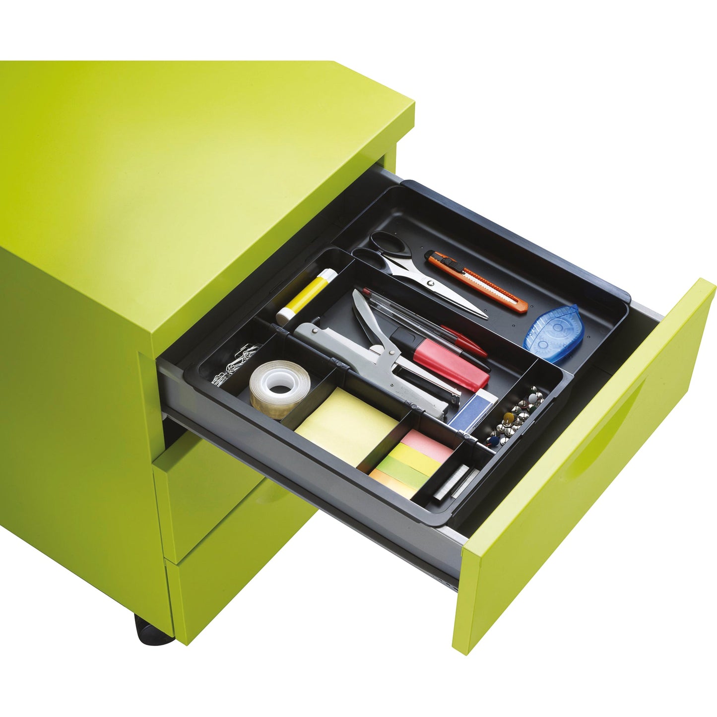 Exacompta Schubladeneinsatz DRAWINSERT 298 x 36 x 246 mm (B x H x T) Polystyrol schwarz