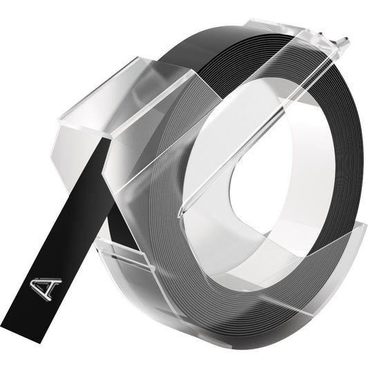 DYMO® Prägeband DYMO® Prägegeräte OMEGA, JUNIOR 9 mm x 3 m (B x L) Kunststoff schwarz