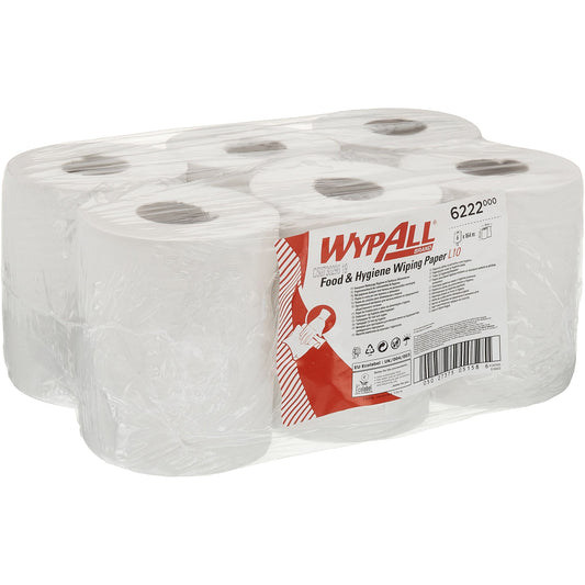 WYPALL* Wischtücher ReachT 18,5 x 38 cm (B x L) Papier weiß 6 x 430 St./Pack.