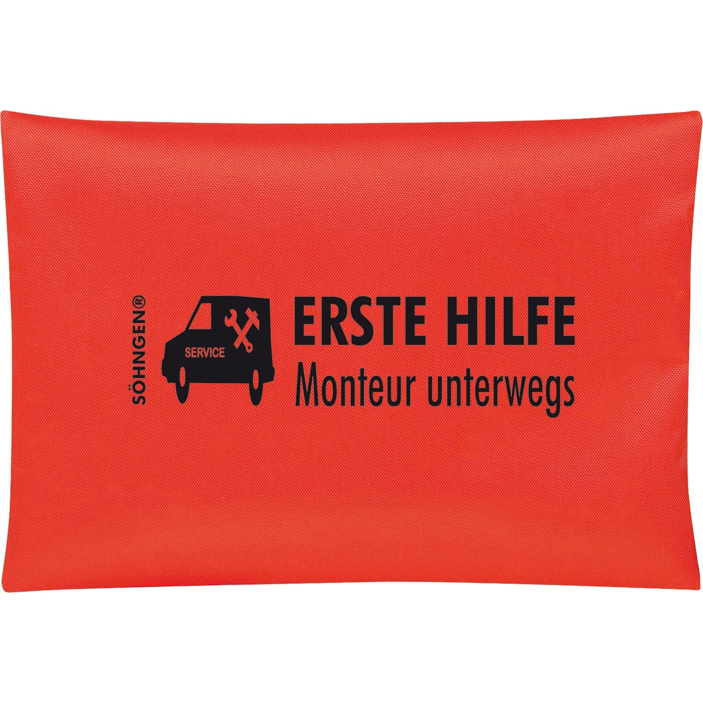 SÖHNGEN® Erste Hilfe Tasche Monteur unterwegs ca. 24 x 17 cm (B x H) gefüllt Reißverschluß Nylon orange