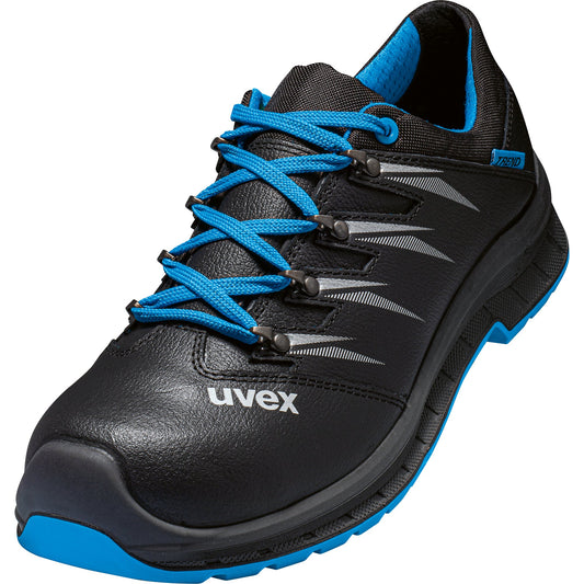 uvex Sicherheitsschuhe uvex 2 trend 43 S3 Leder schwarz/blau