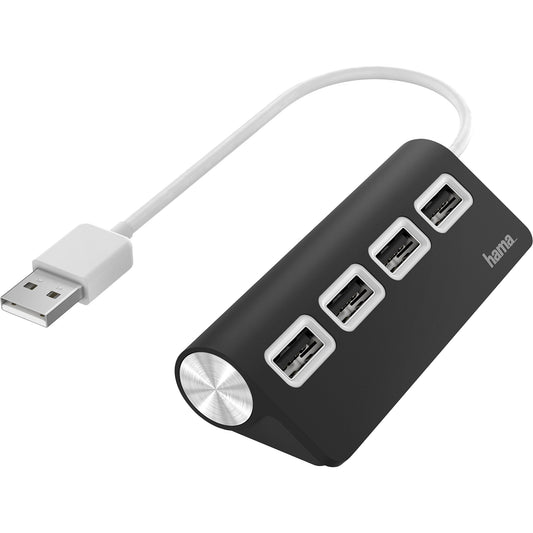 Hama USB-Hub USB 2.0 schwarz