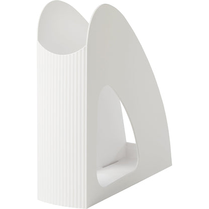 HAN Stehsammler Re-LOOP 7,6 x 25,6 x 23,9 cm (B x H x T) DIN A4, DIN C4 Werkstoff: Polypropylen, 100 % recycelt weiß