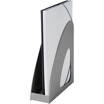 HAN Stehsammler Re-LOOP 7,6 x 25,6 x 23,9 cm (B x H x T) DIN A4, DIN C4 Werkstoff: Polypropylen, 100 % recycelt dunkelgrau