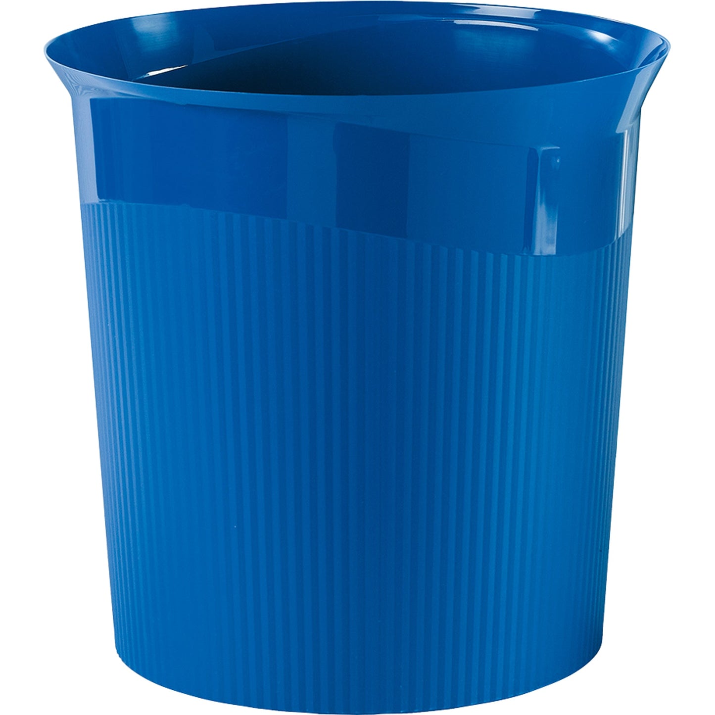 HAN Papierkorb Re-LOOP 28,8 x 28,7 cm (Ø x H) Polypropylen, 100 % recycelt Farbe: blau 1 Sortierfach