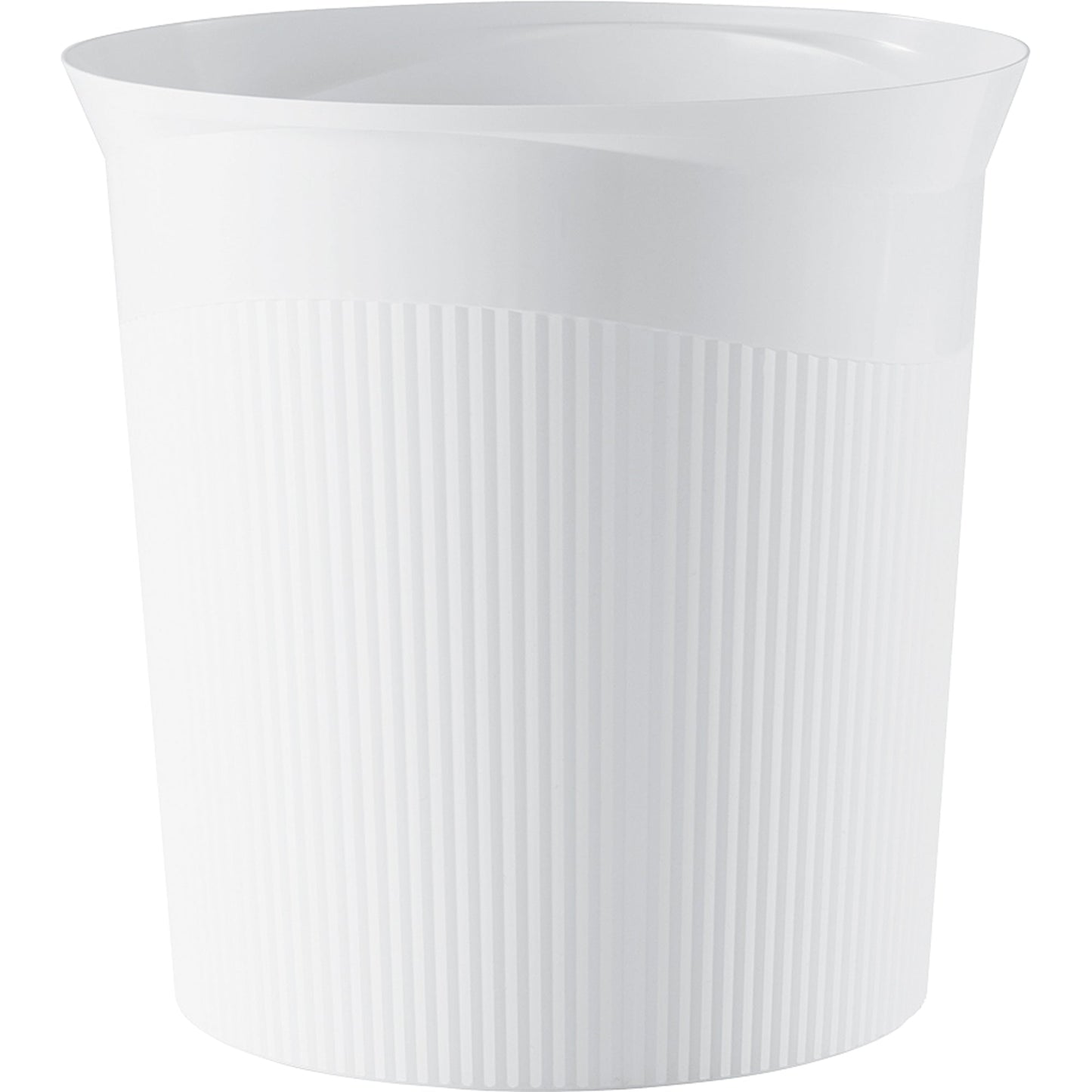 HAN Papierkorb Re-LOOP 28,8 x 28,7 cm (Ø x H) Polypropylen, 100 % recycelt Farbe: weiß 1 Sortierfach