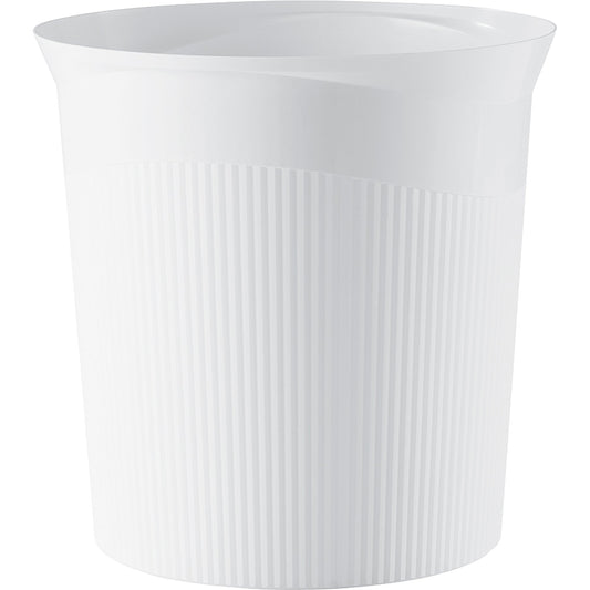 HAN Papierkorb Re-LOOP 28,8 x 28,7 cm (Ø x H) Polypropylen, 100 % recycelt Farbe: weiß 1 Sortierfach