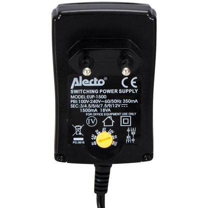 Alecto Netzadapter EUP-1500 schwarz