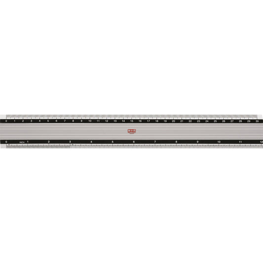 M+R Lineal 30cm Aluminium aluminium
