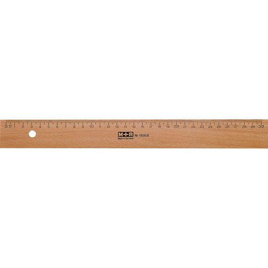 M+R Lineal 30cm Buchenholz buche