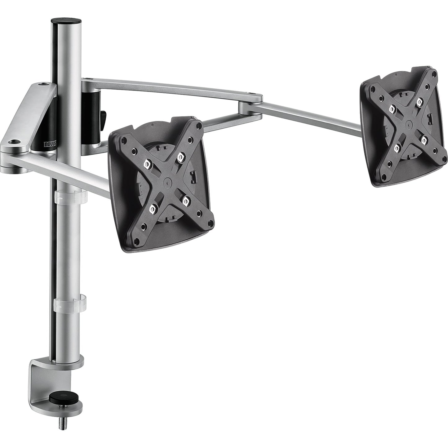 NOVUS Monitorschwenkarm MY twin arm C 2.0 3,5 x 35 cm (Ø x H) 2 x 5kg Aluminium/Kunststoff silber/anthrazit