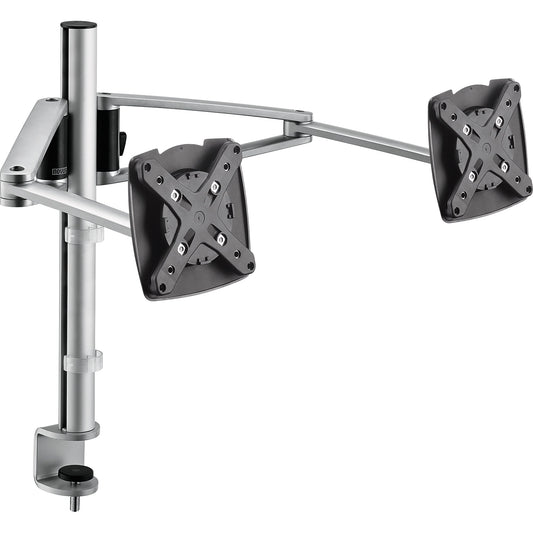 NOVUS Monitorschwenkarm MY twin arm C 2.0 3,5 x 35 cm (Ø x H) 2 x 5kg Aluminium/Kunststoff silber/anthrazit