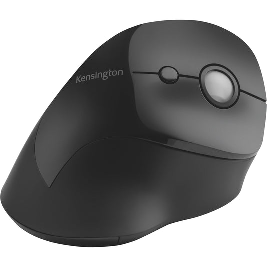 Kensington Optische PC Maus (Vertikal) Pro Fit® Ergo Rechtshänder ergonomisch USB-A 20m Batterie inkl. USB-A Dongle, Garantiekarte, Konformitätszertifikat schwarz