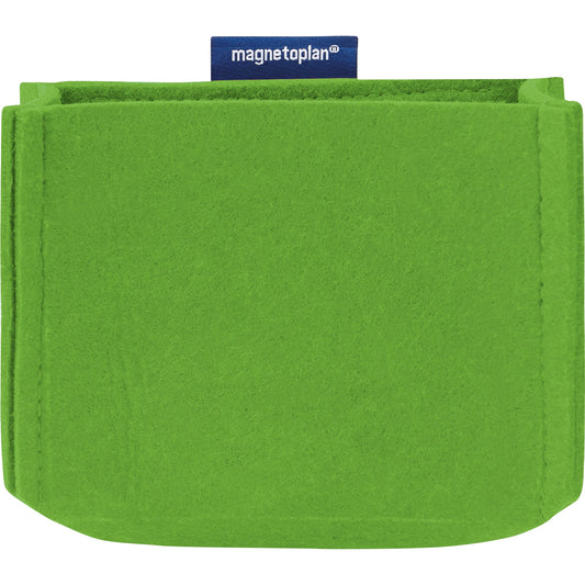magnetoplan® Stiftehalter magnetoTray ecoAware MEDIUM 13 x 10 x 6 cm (B x H x T) nicht selbstklebend magnethaftend Polyester, 100 % recycelt grün
