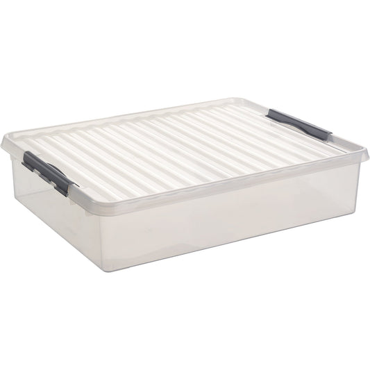 Sunware Aufbewahrungsbox Q-line 80 x 18 x 50 cm (B x H x T) 60l Kunststoff transparent