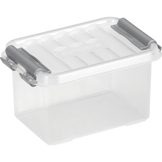 Sunware Aufbewahrungsbox Q-line 11,8 x 6,2 x 7,7 cm (B x H x T) 0,4l Kunststoff transparent