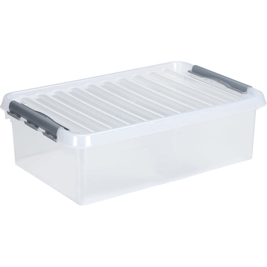 Sunware Aufbewahrungsbox Q-line 60 x 18 x 40 cm (B x H x T) 32l Kunststoff transparent