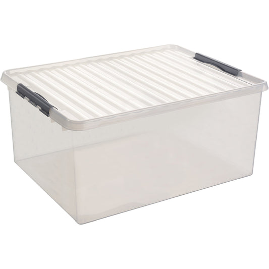 Sunware Aufbewahrungsbox Q-line 80 x 38 x 50 cm (B x H x T) 120l Kunststoff transparent