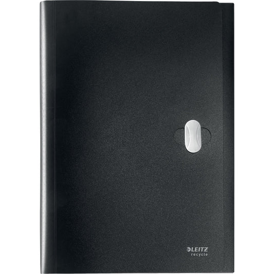 Leitz Fächermappe Recycle DIN A4 schwarz 5 Fächer