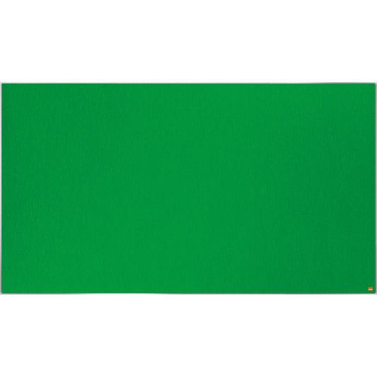 Nobo® Pinnwand Impression Pro Widescreen 155 x 87 cm (B x H) Maße der Oberfläche: 154,2 x 86,4 cm (B x H) Filz Material des Rahmens: Aluminium grün