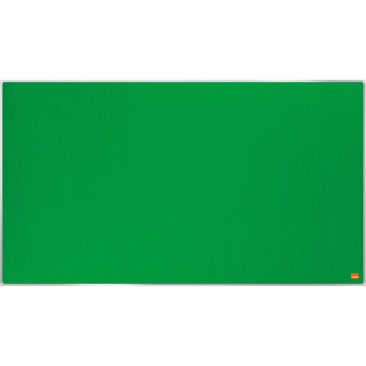 Nobo® Pinnwand Impression Pro Widescreen 89 x 50 cm (B x H) Maße der Oberfläche: 87,9 x 49,1 cm (B x H) Filz Material des Rahmens: Aluminium grün