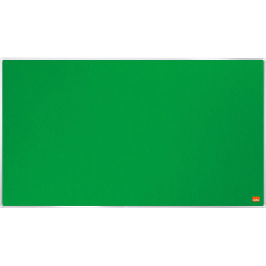 Nobo® Pinnwand Impression Pro Widescreen 71 x 40 cm (B x H) Maße der Oberfläche: 70,2 x 39,2 cm (B x H) Filz Material des Rahmens: Aluminium grün