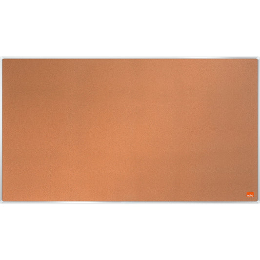 Nobo® Pinnwand Impression Pro Widescreen 71 x 40 cm (B x H) Maße der Oberfläche: 70,2 x 39,2 cm (B x H) Kork Material des Rahmens: Aluminium naturbraun