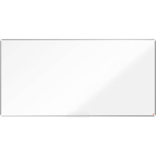 Nobo® Whiteboard Premium Plus Nano CleanT Maße der Oberfläche: 240 x 120 cm (B x H) Tafel magnethaftend nicht beidseitig beschreibbar inkl. Nobo Marker Stahl lackiert weiß