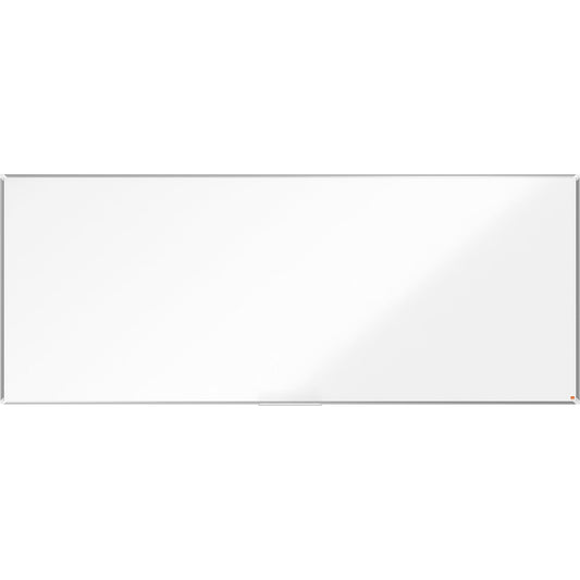 Nobo® Whiteboard Premium Plus Nano CleanT Maße der Oberfläche: 300 x 120 cm (B x H) Tafel magnethaftend nicht beidseitig beschreibbar inkl. Nobo Marker Stahl lackiert weiß