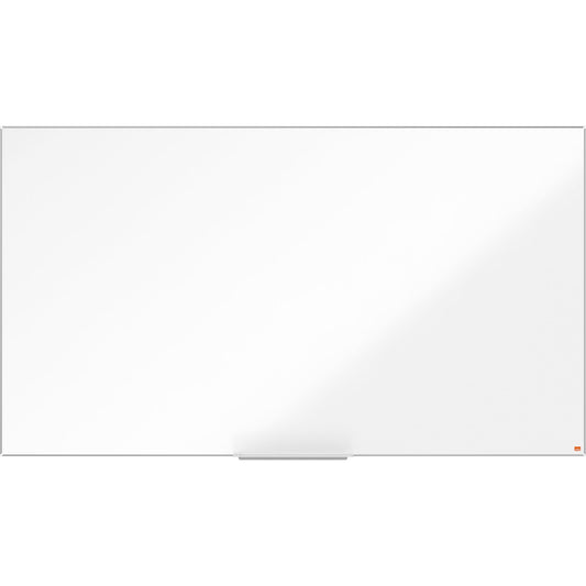 Nobo® Whiteboard Impression Pro Stahl Widescreen Maße der Oberfläche: 188 x 106 cm (B x H) Tafel magnethaftend nicht beidseitig beschreibbar inkl. Nobo Marker Stahl lackiert weiß