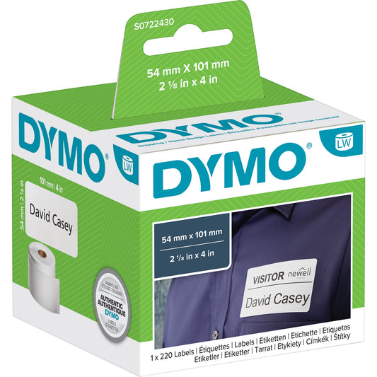 DYMO® Versandetikett 54 x 101 mm (B x H) Papier weiß 220 Etik./Rl.