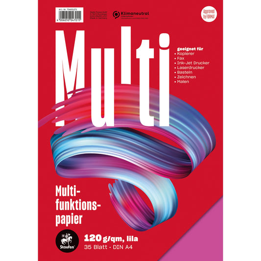 Staufen Multifunktionspapier DIN A4 120g/m² lila 35 Bl./Pack.
