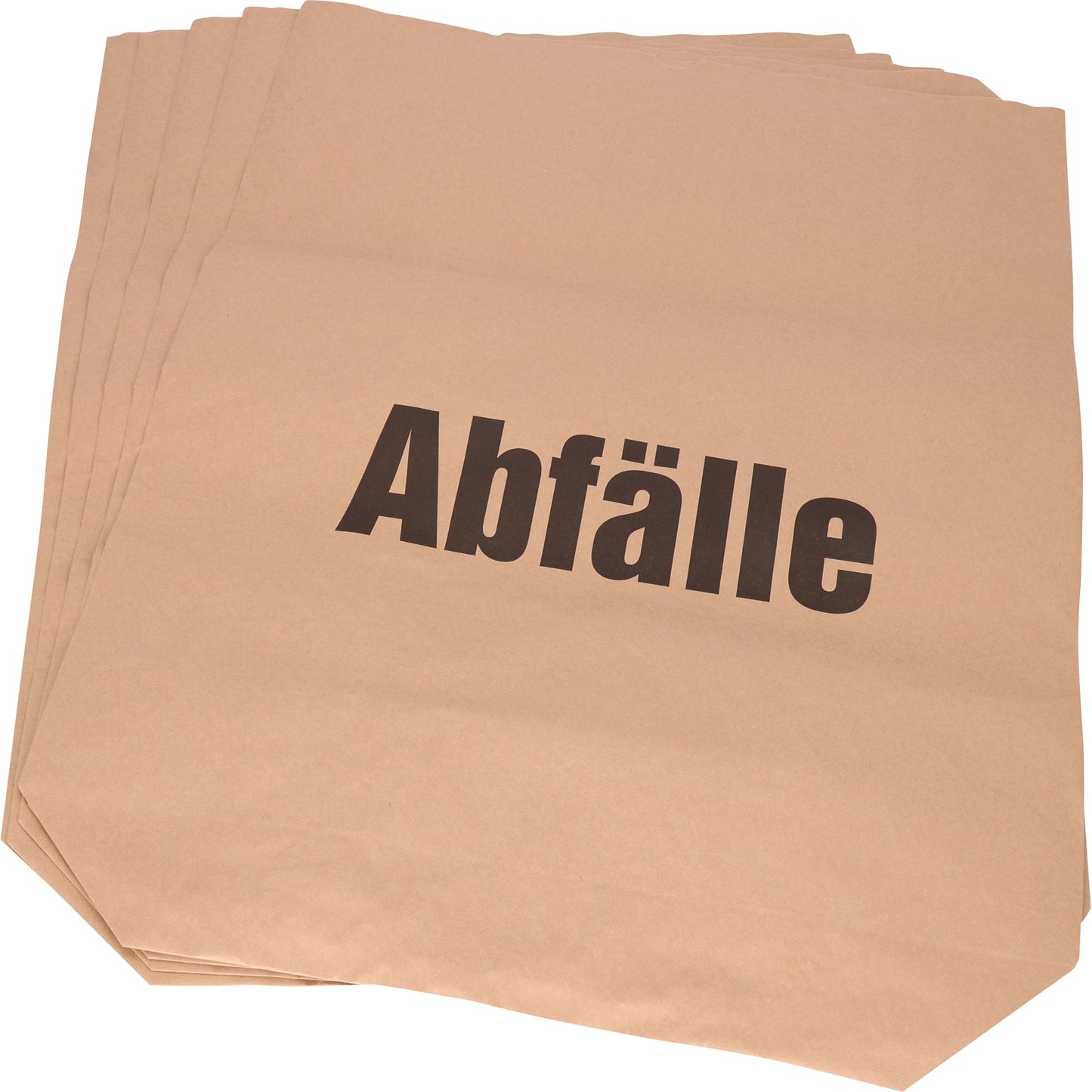 Müllsack 70 x 95+20 cm (B x H) 120l Papier natronbraun 25 St./Pack.