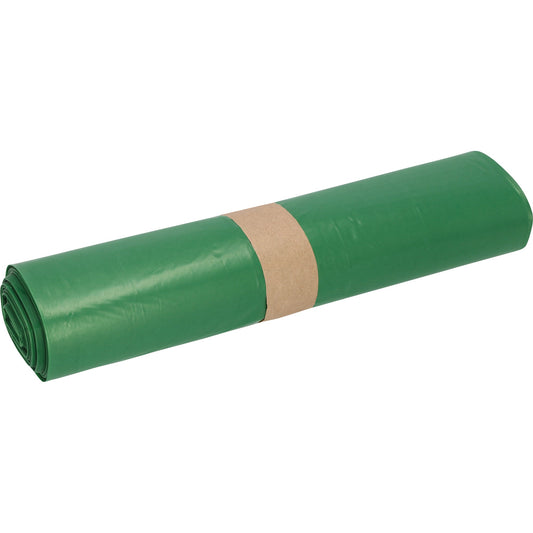 Müllsack PREMIUM 70 x 110 cm (B x H) 35µm 120l grün 25 St./Pack.