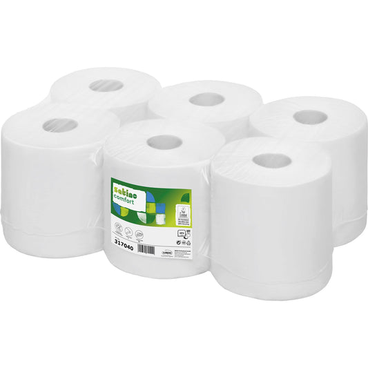 Satino by WEPA Handtuchrolle Comfort 20 cm x 300 m (B x L) Papier hochweiß 6 Rl./Pack.