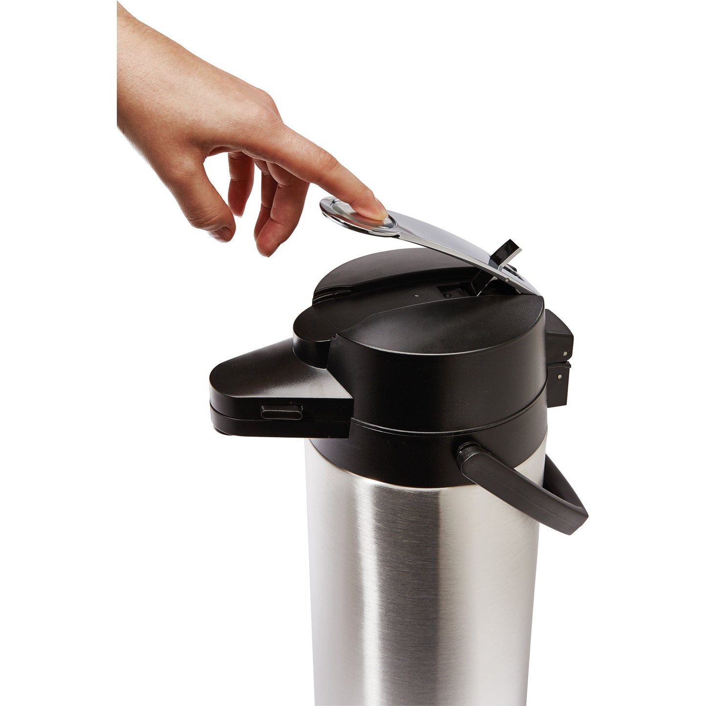 Helios Pumpkanne Coffeestation 2,5l Edelstahl/Kunststoff edelstahl/schwarz