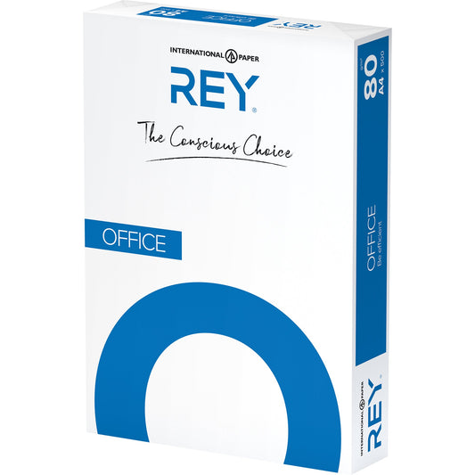 Rey Multifunktionspapier Office DIN A4 80g/m² weiß 500 Bl./Pack.