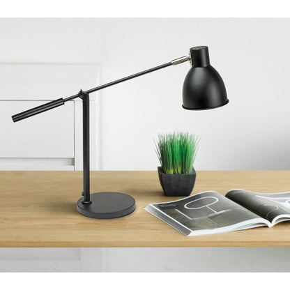 MAUL Tischleuchte MAULfinja Netzbetrieb schwarz matt/silber metallic