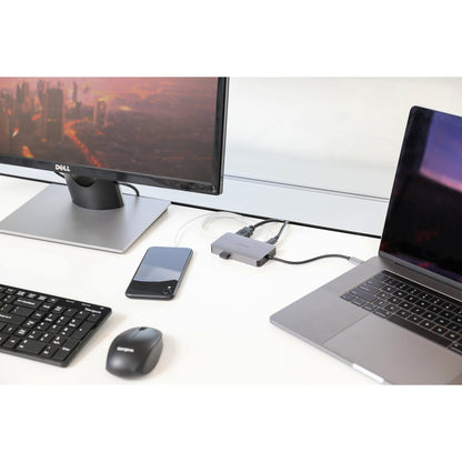 Targus Dockingstation 5,2 x 1,4 x 9,5 cm (B x H x T) Netzbetrieb, USB 1 x USB-C 3.2 Gen 1 (Power Delivery), 1 x USB-A 3.2 Gen 1 (Schnellladefunktion), 1 x USB-A 3.2 Gen 1, 1 x HDMI, 1 x VGA, 1 x RJ-45