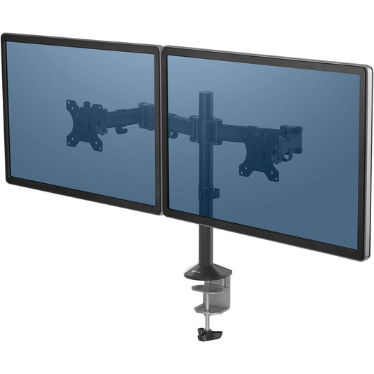 Fellowes® Monitorschwenkarm Reflex 11,6 x 55 x 72,6 cm (B x H x T) 2 x 8kg Metall schwarz