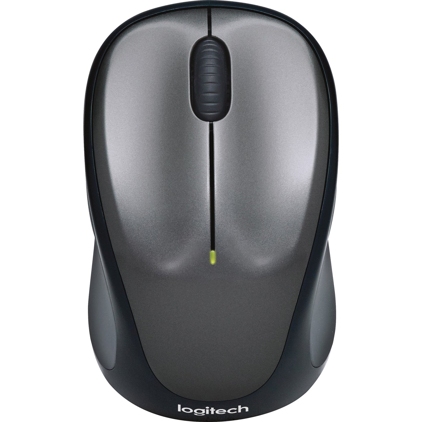 Logitech Optische PC Maus M235 Links- und Rechtshänder nicht ergonomisch USB-A 25m Batterie inkl. Unifying-Empfänger grau