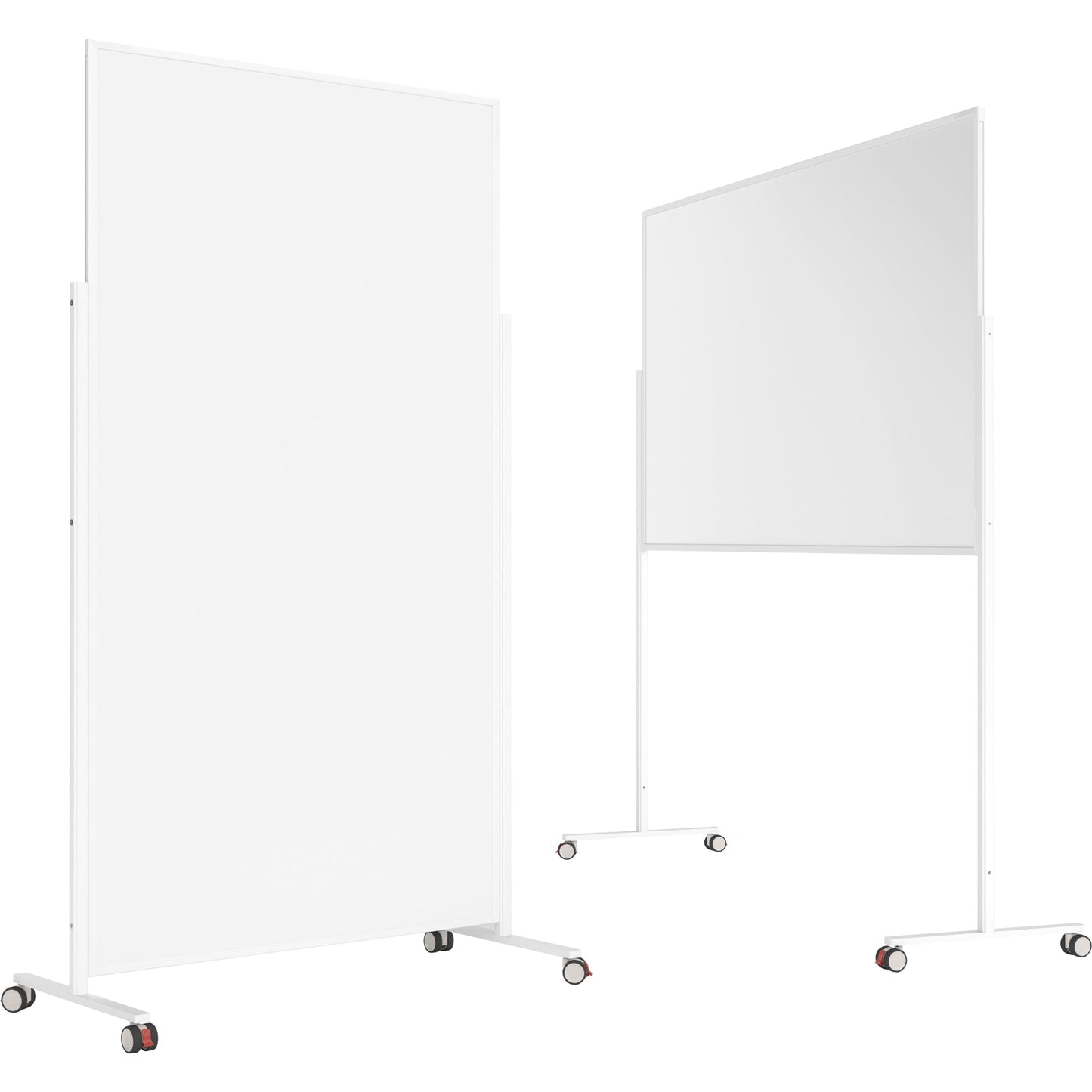 magnetoplan® Whiteboard Design Vario Maße der Oberfläche: 100 x 180 cm (B x H) Tafel magnethaftend beidseitig beschreibbar Stahl lackiert weiß