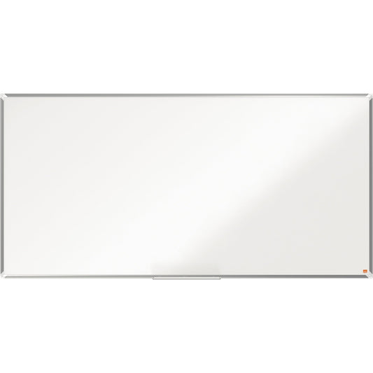 Nobo® Whiteboard Premium Plus Maße der Oberfläche: 180 x 90 cm (B x H) Tafel magnethaftend nicht beidseitig beschreibbar inkl. Nobo Marker Stahl emailliert weiß