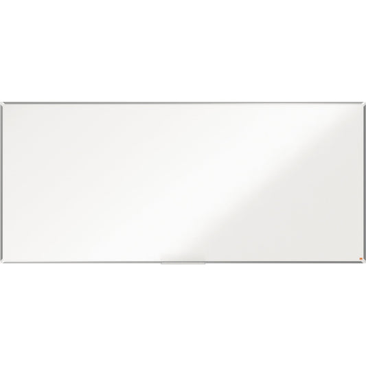 Nobo® Whiteboard Premium Plus Maße der Oberfläche: 270 x 120 cm (B x H) Tafel magnethaftend nicht beidseitig beschreibbar inkl. Nobo Marker Stahl emailliert weiß